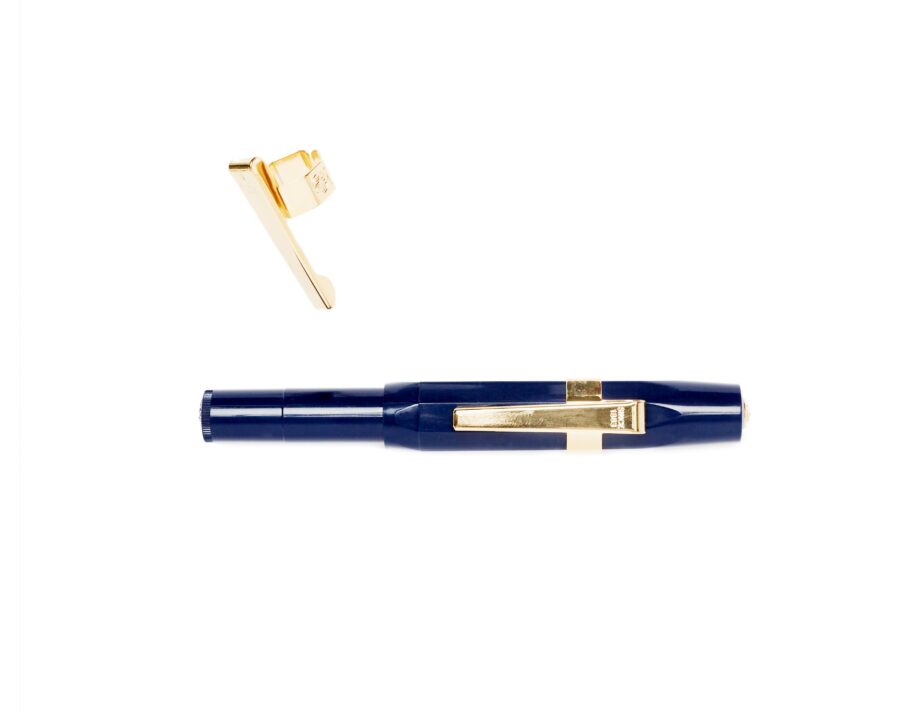 Gold Octagonal Slide Pen Clip