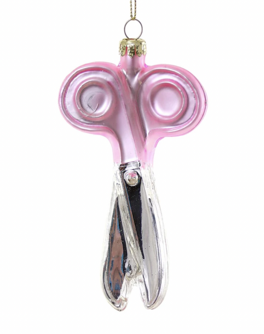 holiday scissor decoration