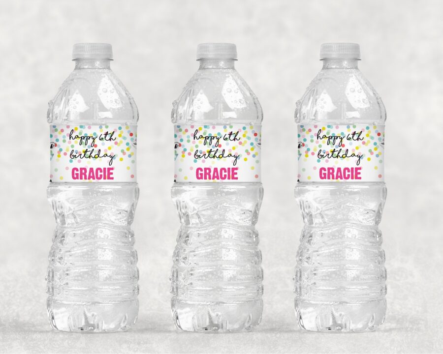 Wild Animal Birthday Party Water Bottle Labels Set of 11 - Image 3