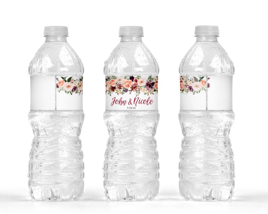 festive occasion beverage labels - set of 10
